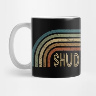 Shudder To Think Retro Stripes Mug